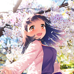 This is a pixiv picture whose title is 桜田麻音.