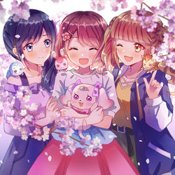This is a pixiv picture whose title is ✿みんなでお花見❀.