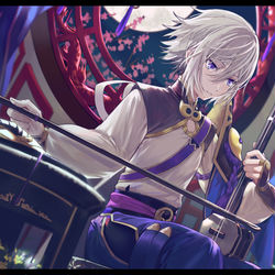 This is a pixiv picture whose title is 春江花月夜.
