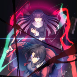 This is a pixiv picture whose title is Cross Noble Phantasm.