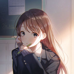 This is a pixiv picture whose title is 放課後.