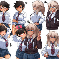 This is a pixiv picture whose title is 習作「バドミントン部２」.