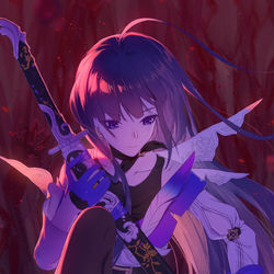 This is a pixiv picture whose title is 后来的芽衣.