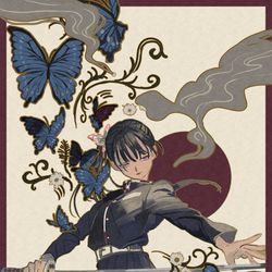 This is a pixiv picture whose title is 栗花落カナヲ.