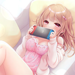 This is a pixiv picture whose title is 外出自粛中.