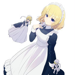 This is a pixiv picture whose title is メイドアリス.