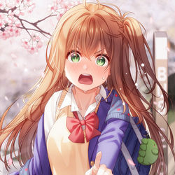 This is a pixiv picture whose title is 寝相悪すぎよ！バカ！😠.