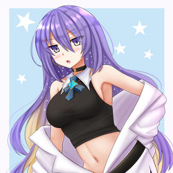 This is a pixiv picture whose title is Moona Hoshinova.
