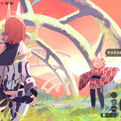 This is a pixiv picture whose title is ブレワイ風ＰＳＯ２.