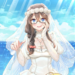 This is a pixiv picture whose title is 1941のユニオン花嫁.