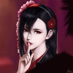 This is a pixiv picture whose title is 蒂法.