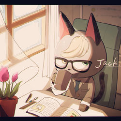 This is a pixiv picture whose title is ジャック「コーヒーブレイクタイムさ」.