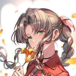 This is a pixiv picture whose title is エアリス.