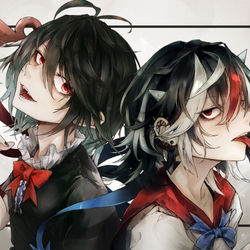 This is a pixiv picture whose title is 鵺正邪.