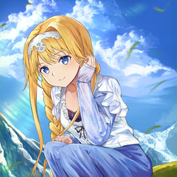 This is a pixiv picture whose title is アリス.