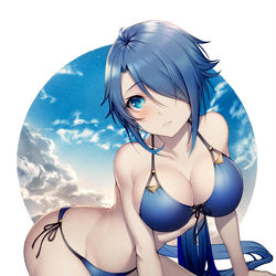 This is a pixiv picture whose title is 【貴族転生】ゾーイ（水着）.