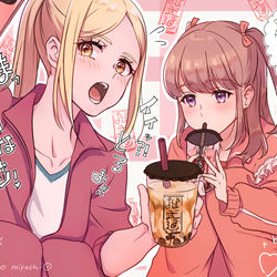 This is a pixiv picture whose title is タピした.