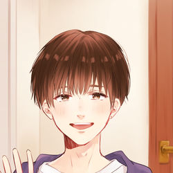 This is a pixiv picture whose title is 『もしもし〜聞こえてる〜？』.