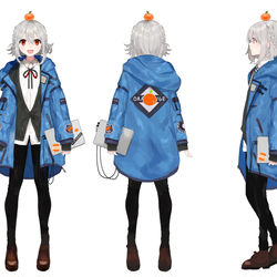 This is a pixiv picture whose title is Vtuber　サム T・リーネンくん.