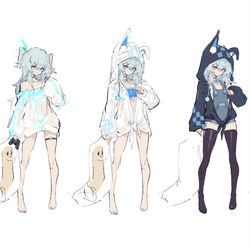 This is a pixiv picture whose title is pa15睡衣皮肤方案.