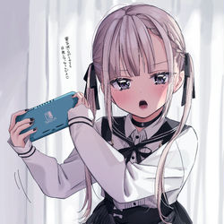 This is a pixiv picture whose title is お兄ちゃんっ！かまって！！！！💢.