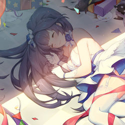 This is a pixiv picture whose title is Raiden mei.