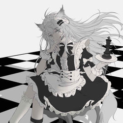 This is a pixiv picture whose title is Checkmate.