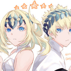 This is a pixiv picture whose title is 双子.