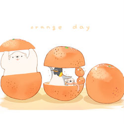 This is a pixiv picture whose title is オレンジデー.