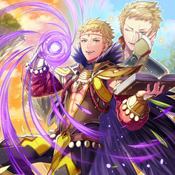 This is a pixiv picture whose title is 【ファイアーエムブレム０】 真名を隠す闇の戦士 オーディン.