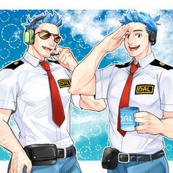 This is a pixiv picture whose title is ロドリー＆モーリー.