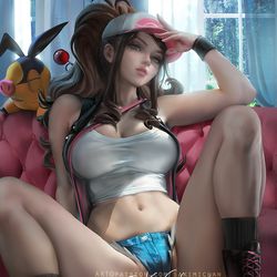 This is a pixiv picture whose title is 斗子 Hilda.