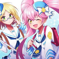 This is a pixiv picture whose title is 魔法少女リリカ☆ルルカ、お仕事完了！.