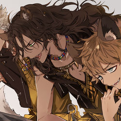 This is a pixiv picture whose title is サバナクロー.