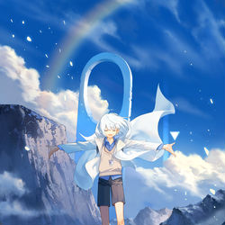 This is a pixiv picture whose title is 「Hello, World!」.