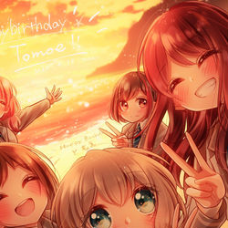 This is a pixiv picture whose title is HAPPY BIRTHDAY TOMOE!.