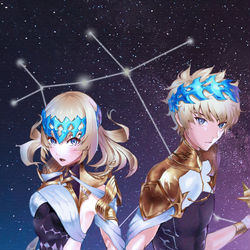 This is a pixiv picture whose title is カストロ & ポルクス.