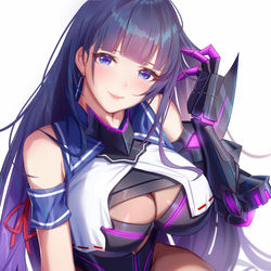 This is a pixiv picture whose title is 芽衣.