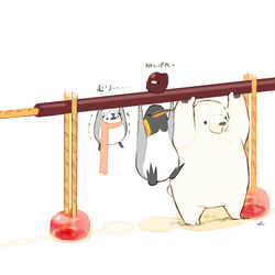 This is a pixiv picture whose title is 懸垂.