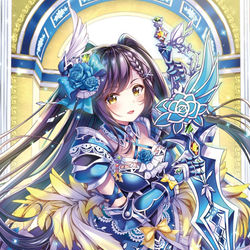 This is a pixiv picture whose title is 【Force of Will】Nameless Knight.