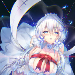 This is a pixiv picture whose title is 嫁イラストリアス（エイプリルフールver）.
