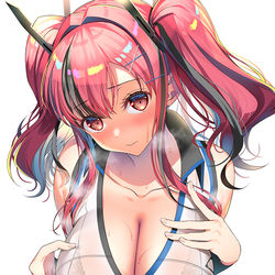 This is a pixiv picture whose title is ちょっと…そんなに引っ張ったら見えちゃうよ…….