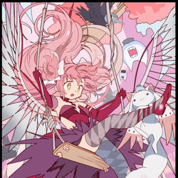 This is a pixiv picture whose title is 悪魔まどか【skeb】.
