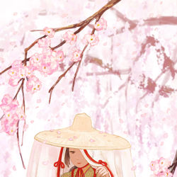 This is a pixiv picture whose title is 散ればこそ.