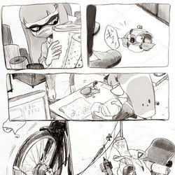 This is a pixiv picture whose title is インク日和.