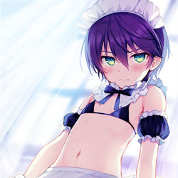 This is a pixiv picture whose title is ショタメイド.