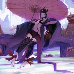 This is a pixiv picture whose title is 神域.