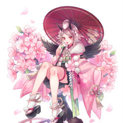 This is a pixiv picture whose title is お花見.