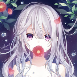 This is a pixiv picture whose title is 花.