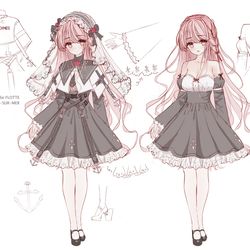 This is a pixiv picture whose title is デモイン.